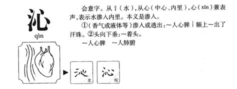 沁名字意思